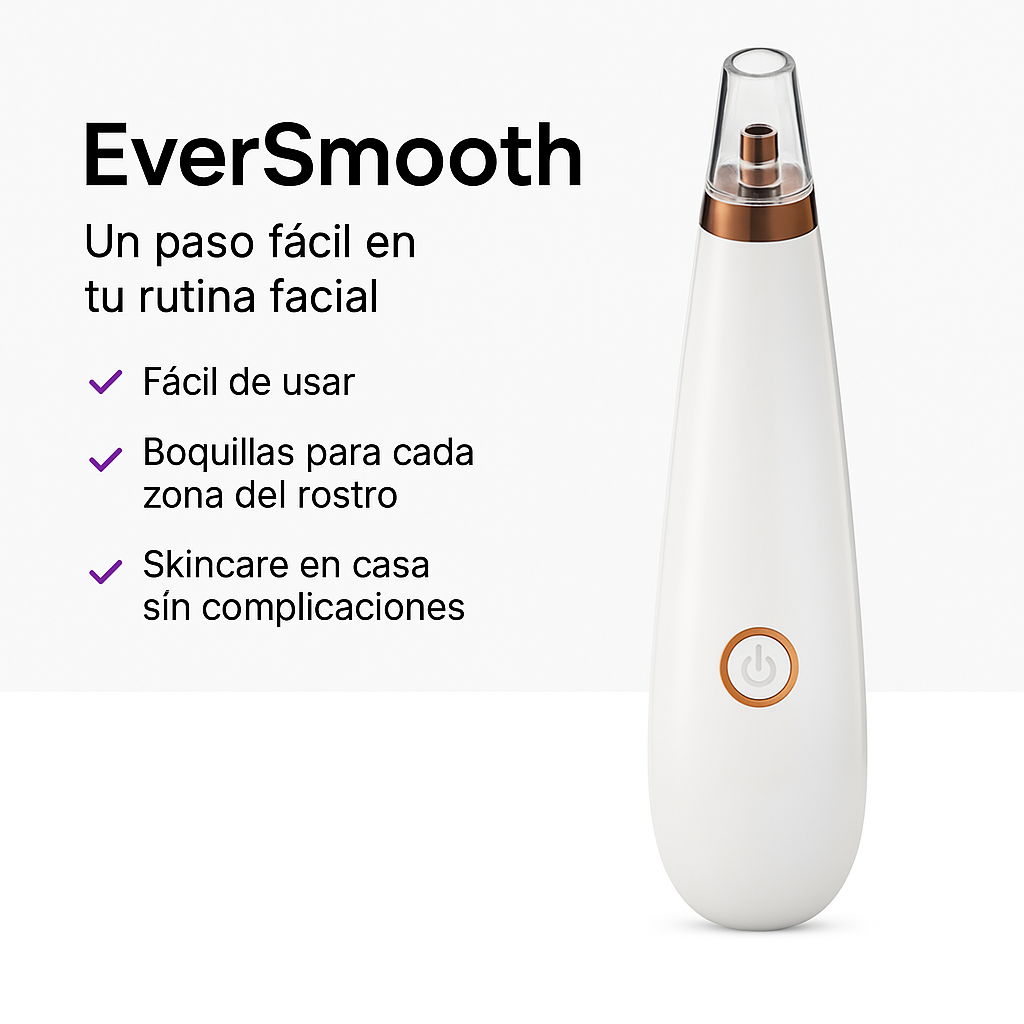 Aspirador Facial EverSmooth™ —– Succión y Limpieza Facial